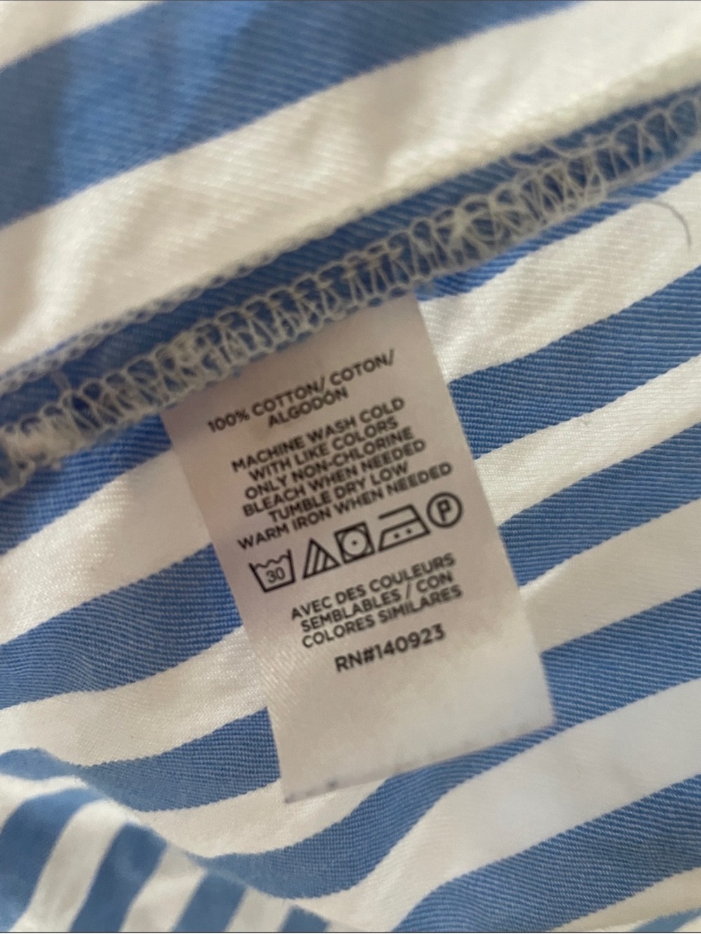 LOFT striped button down - Picture 3 of 4